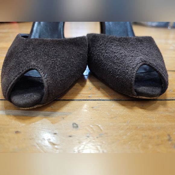 Prada Suede Heels 37 - Picture 8 of 9